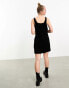 New Look cord pinny in black