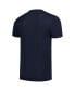 Фото #2 товара Men's and Women's Navy Distressed Memphis Grizzlies Swish Super-Soft Comfy Tri-Blend T-shirt