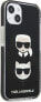 Karl Lagerfeld Etui Karl Lagerfeld do iPhone 13 mini 5,4" hardcase czarny/black Karl&Choupette Head