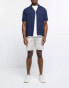 River Island chino shorts in white