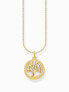 Фото #1 товара Thomas Sabo KE2220-427-39-L45V Gold-plated necklace w. tree of love pendant