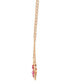 ფოტო #3 პროდუქტის Lab-Grown Pink Sapphire Openwork Butterfly 18" Pendant Necklace (1/2 ct. t.w.) in 14k Rose Gold-Plated Sterling Silver