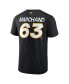 ფოტო #3 პროდუქტის Men's Brad Marchand Black Boston Bruins Authentic Pro Prime Name and Number T-shirt