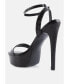 ფოტო #3 პროდუქტის Women's Queen Bee Rhinestone Heeled Sandals