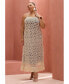 Фото #1 товара Plus Size Fringe A-Line Dress