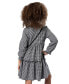 ფოტო #7 პროდუქტის Little Girls Knit Dress with Bag