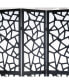 Фото #3 товара Giyano 4 Panel Screen Room Divider, Black