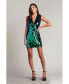 ფოტო #4 პროდუქტის Women's Birdie Sequin Fringe Mini Dress