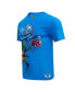 Фото #4 товара Men's and Women's Blue Teenage Mutant Ninja Turtles Leo Defender Graphic T-shirt