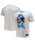 Фото #1 товара Men's Mitchell and Ness x Sports Illustrated Dirk Nowitzki White Dallas Mavericks Player T-shirt