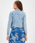 ფოტო #2 პროდუქტის Women's Denim Trucker Jacket