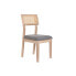 Фото #1 товара Обеденный стул DKD Home Decor Ель полиэстер Темно-серый (46 x 53 x 90 cm)