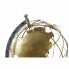 Фото #4 товара Земной глобус DKD Home Decor Коричневый Позолоченный Металл Древесина манго 20 x 20 x 50 cm