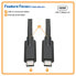 Фото #5 товара Tripp U420-006-5A USB-C Cable (M/M) - USB 3.2 - Gen 1 (5 Gbps) - 5A Rating - Thunderbolt 3 Compatible - 6 ft. (1.83 m) - 1.83 m - USB C - USB C - USB 3.2 Gen 1 (3.1 Gen 1) - 5000 Mbit/s - Black
