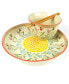 Ella Ramen Bowl and Dinner Bowl Set in Red