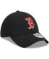 ფოტო #4 პროდუქტის Men's Black Boston Red Sox Logo 39THIRTY Flex Hat