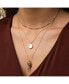 Фото #2 товара Debra Triple Layered Necklace with Cultured Pearl Pendant