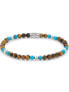 Rebel & Rose Bracelet Mix Tiger Turquoise RR-40109-S-M ladies