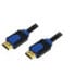Фото #6 товара LogiLink CHB1105 - 5 m - HDMI Type A (Standard) - HDMI Type A (Standard) - 10.2 Gbit/s - Black - Blue