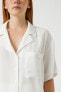 Kadın Kırık Beyaz Gömlek 3SAK60058PW
