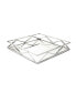 Фото #1 товара Square Mirror Tray with V-Shaped Designs
