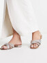 ALDO Coredith plaited flat sandals in bone mix