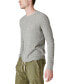 Фото #1 товара Men's Garment Dyed Thermal Long Sleeve Crewneck T-Shirt