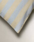 Stripe print pillowcase