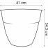 Банка EDA Ø 41 cm Темно-серый Пластик Круглый современный