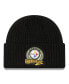 Фото #1 товара Men's Black Pittsburgh Steelers 2022 Salute To Service Knit Hat