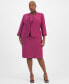 Plus Size Jacket & Empire-Waist Sheath Dress