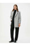 Фото #3 товара Кашемировое пальто Koton Coat Grey