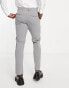 New Look slim suit trouser in grey