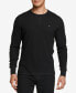 Фото #1 товара Men's Waffle-Knit Long-Sleeve Crewneck Top