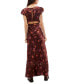 ფოტო #2 პროდუქტის Women's Butterfly Babe Cap-Sleeve Midi Dress