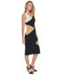 Women's Colorblocked Midi Dress