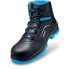 UVEX Arbeitsschutz 95568 - Male - Adult - Safety boots - Black - Blue - ESD - S2 - SRC - Lace-up closure