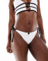 Kaiia contrast trim bikini bottoms co-ord in monochrome