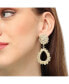 ფოტო #2 პროდუქტის Women's Corroded Drop Earrings