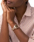 ფოტო #4 პროდუქტის Women's Scarlette Three-Hand Date Rose Gold-Tone Stainless Steel Watch 32mm