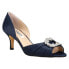 Nina Corrine Peep Toe Evening Pumps Womens Blue Dress Casual CORRINE-NAVY