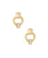 ფოტო #1 პროდუქტის Mini Barrel Cubic Zirconia Earrings