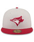 Фото #4 товара Men's Red Toronto Blue Jays 2024 Fourth of July 59FIFTY Fitted Hat