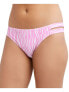 BCBGeneration 293492 Women's Swimsuit Bottom with Ruched Side Tab, Pink, Small