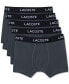 ფოტო #1 პროდუქტის Men's 5pk. Regular-Fit Stretch Logo Band Trunk Underwear