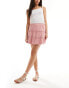 ASOS DESIGN tiered rara mini skirt in rose Розовый, 32 - фото #2