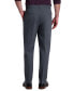 Фото #4 товара Men's Premium Classic-Fit Wrinkle-Free Stretch Elastic Waistband Dress Pants