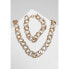 URBAN CLASSICS Necklace And Bracelet Set Basic Diamond