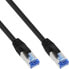 Фото #2 товара InLine Patch Cable S/FTP PiMF Cat.6A halogen free 500MHz black 10m