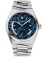 ფოტო #1 პროდუქტის Men's Swiss Automatic Highlife Worldtimer Manufacture Stainless Steel Bracelet Watch 41mm